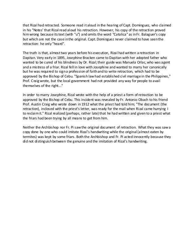 critical analysis about rizal Rizal analysis